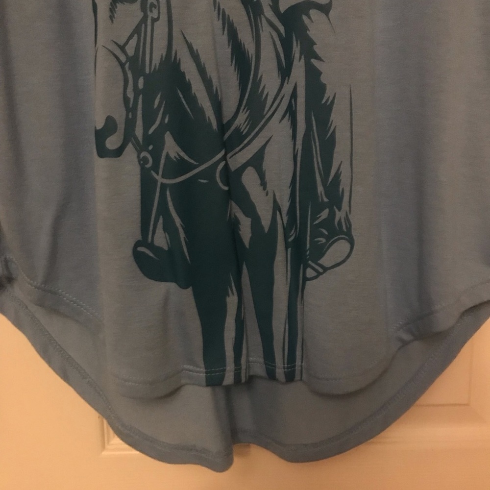 3 for 15$🔹🌀Yellowstone blue- gray tshirt Sz L - Picture 3 of 6